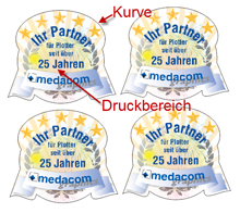 Etiketten und Aufkleber Schritt 2