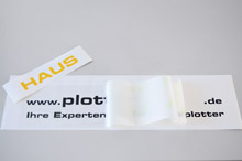 Transferfolie aufbringen